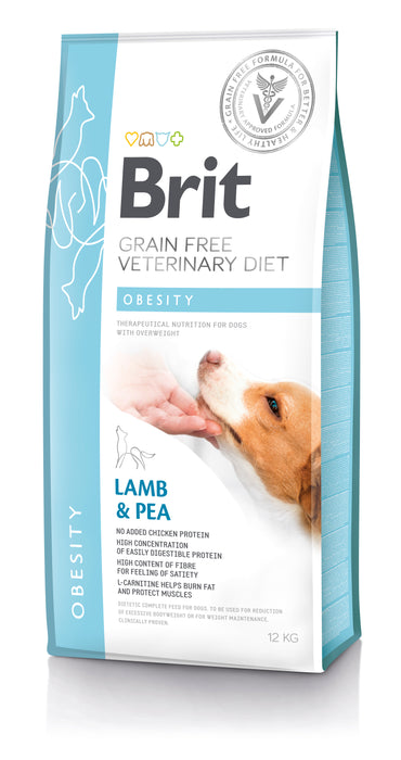 Brit Veterinary Diet Dog Obesity Grain Free Lamb & Pea