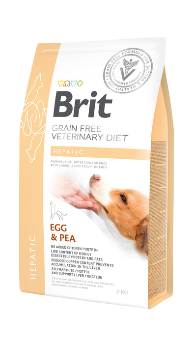 Brit Veterinary Diet Dog Hepatic Grain Free Egg & Pea