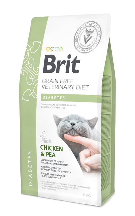 Brit Veterinary Diet Cat Diabetes Grain Free Chicken & Pea