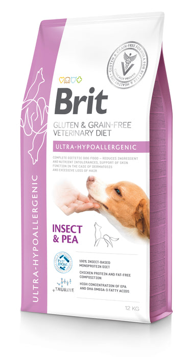 Brit Veterinary Diet Dog Ultra-Hypoallergenic Grain Free Insect & Pea