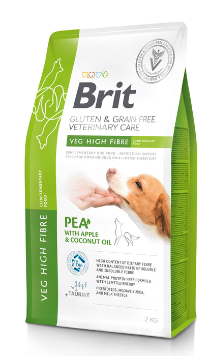 Brit Veterinary Diet Dog Veg High Fibre 2kg