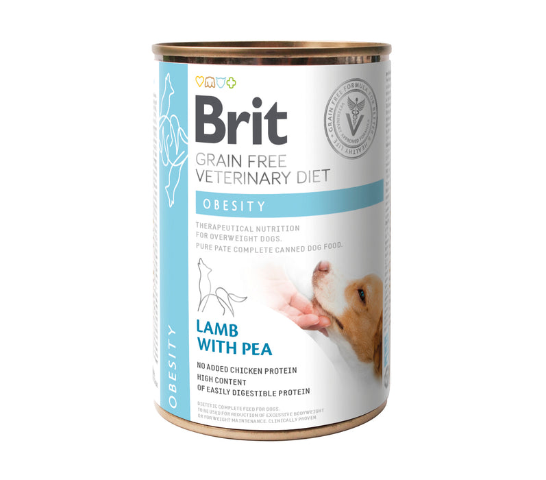 Brit Veterinary Diets Dog Obesity Grain Free 400g 6-pack