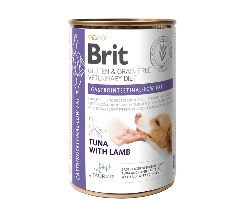 Brit Veterinary Diet Dog Gastrointestinal Grain Free Tuna With Lamb 400g 6-pack