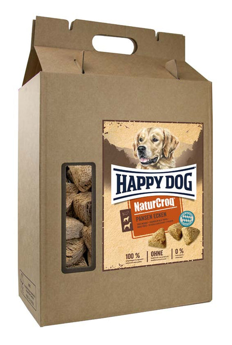 Happy Dog Vomkex – Hårdgräddade hundkex med fullkornsspannmål och vetegroddar för tandvård och matsmältning. Tillverkade i Tyskland utan konstgjorda färgämnen.