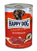 Happy Dog Pure våtfoder med 100% animaliskt protein, fritt från spannmål och soja. Perfekt för hundar med foderallergier. Berikat med vitamin E för immunsystemet.