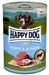 Happy Dog Sensible Puppy & Junior Lamb & Rice våtfoder med 90 % animaliskt protein från lamm. Glutenfritt, utan tillsatt socker, och perfekt för valpar och unghundar med känslig matsmältning.