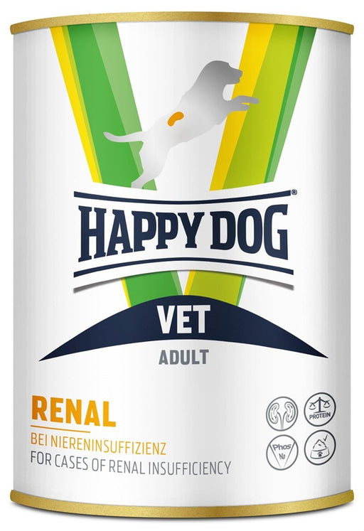 Happy Dog VET Diet Renal är ett njurvänligt foder för hundar med njurinsufficiens. Med lättsmälta proteiner och reducerade nivåer av fosfor och natrium, främjar det optimal njurhälsa.