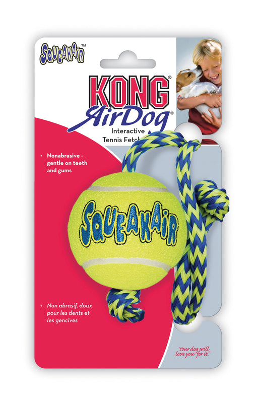 Air Squeaker hundleksak kombinerar tuggleksak och pipleksak, hållbar och skonsam mot tänderna. Perfekt för apportering och interaktiv lek med din hund.