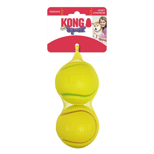 Squeezz Tennis – Hundleksak med tjockt gummi och högre studs, perfekt för interaktiv lek och kastlekar med din hund.