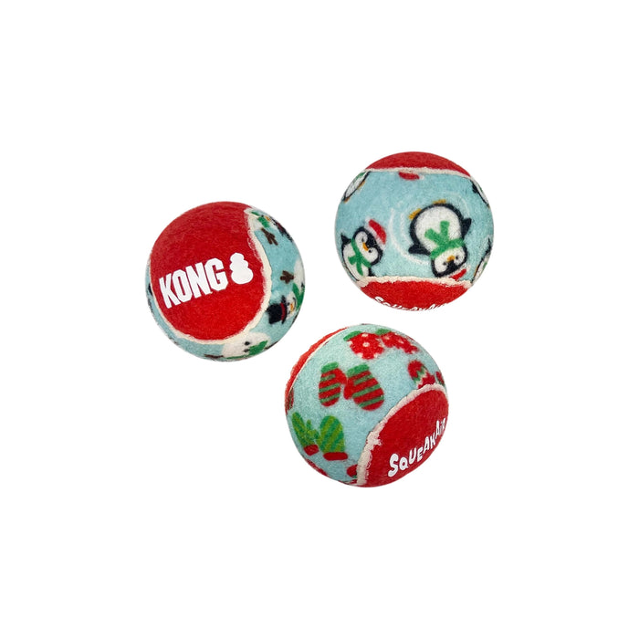 KONG Holiday Squeakair Balls 6-Pack