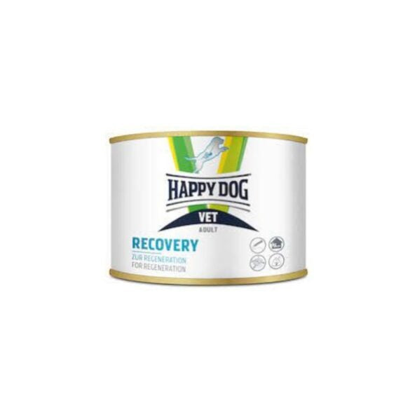 Happy Dog VET Diet Recovery är ett energirikt dietfoder för hundar som behöver viktökning och snabb återhämtning efter operation eller sjukdom. Lättsmält och kan ges via sond.