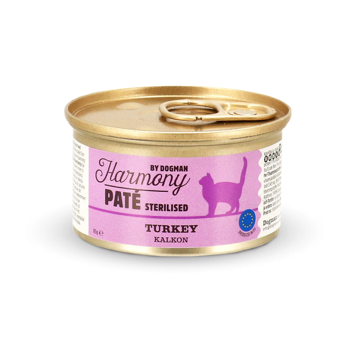 Harmony Cat Paté Sterilised Kalkon 85g