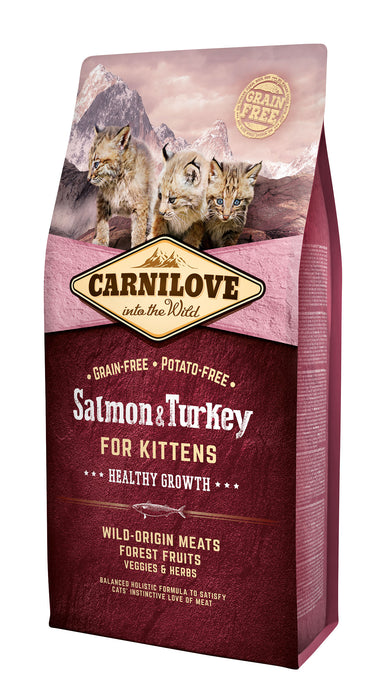 Carnilove Kitten Healthy Growth Salmon & Turkey