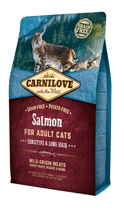 Carnilove Cat Fresh Salmon Adult Sensitive & Long Hair