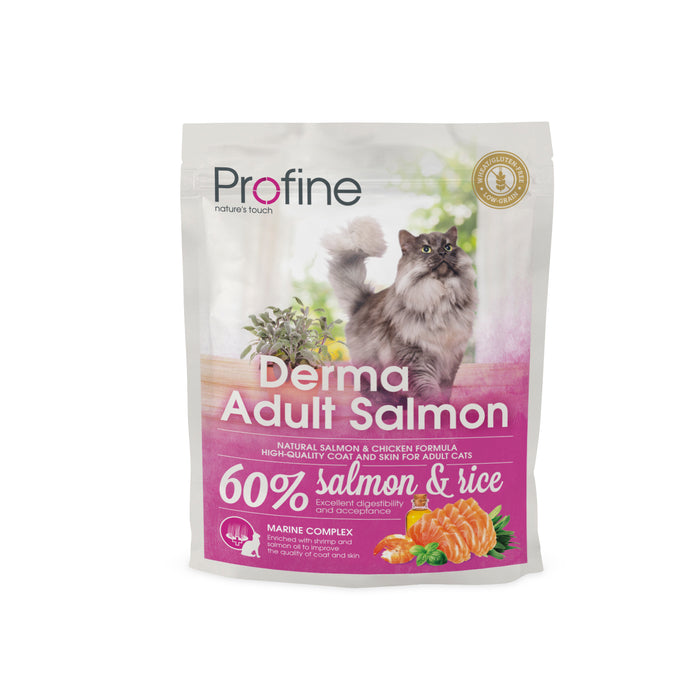 Profine Cat Dry Food Derma Adult Salmon & Chicken