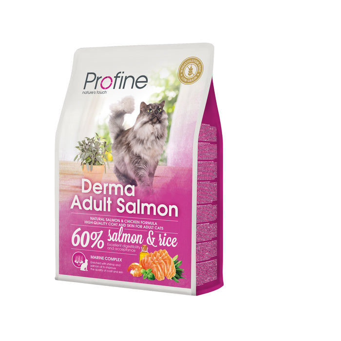 Profine Cat Dry Food Derma Adult Salmon & Chicken