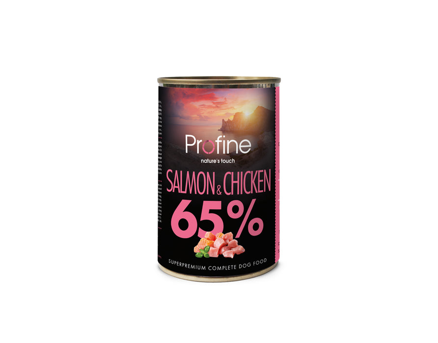 Profine Dog 65% Salmon & Chicken 400 gram 6-pack