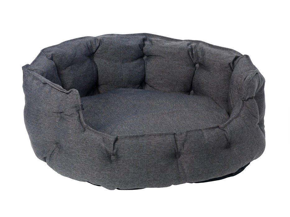 Dogman Bädd Classy Memory foam oval Grå