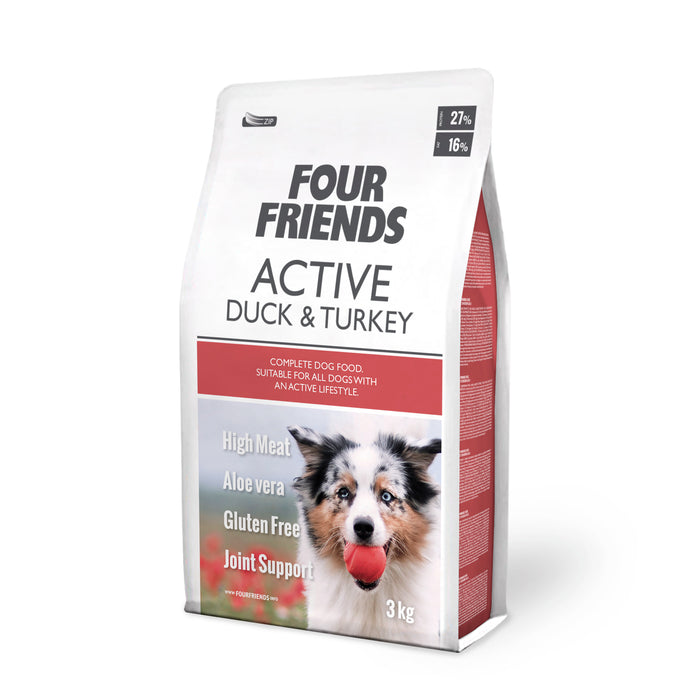 FourFriends Dog Active Duck & Turkey