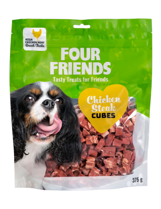 FourFriends Chicken Steak Cubes 375g 6-pack