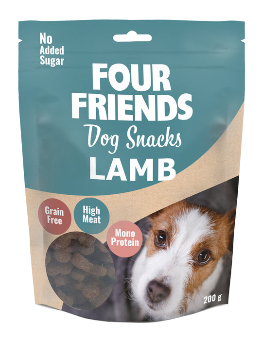 FourFriends Dog Snacks Lamb 200g 6-pack