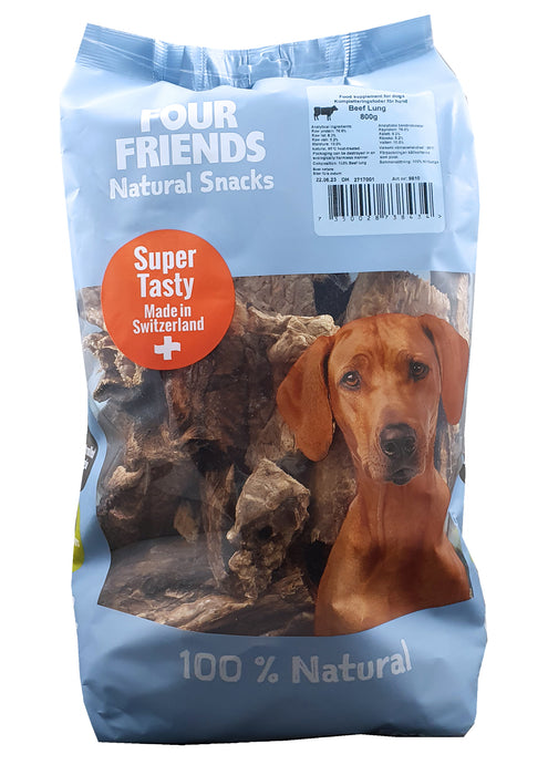 FourFriends Dog Beef Lung 800g